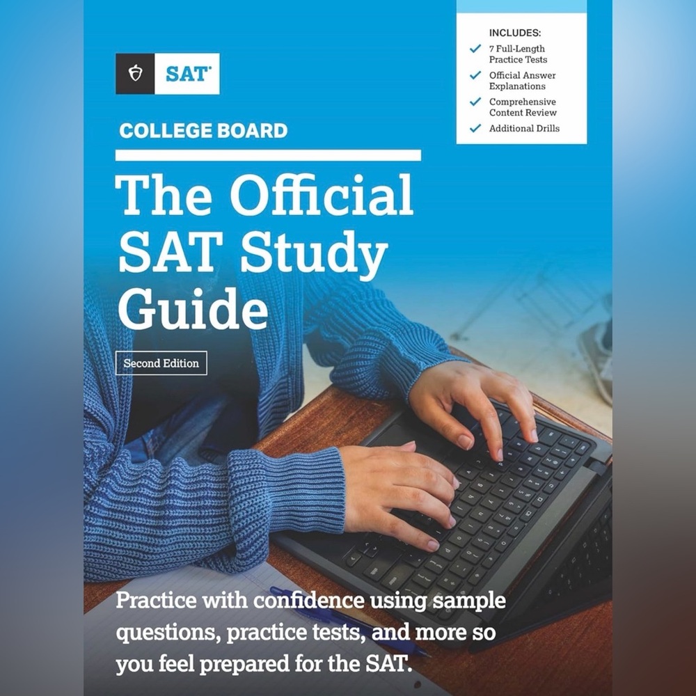 *Unused* The College Board Official SAT Study Guide, Second Edition, 2025-2026